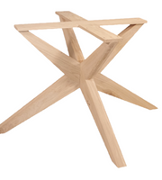 Eiken Onderstel Woodline Rex Modern Style (Knock Down) diameter 1400/1500 mm