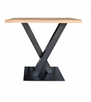 Metalen Bartafel Onderstel Sta-tafel X-model (Knock Down)